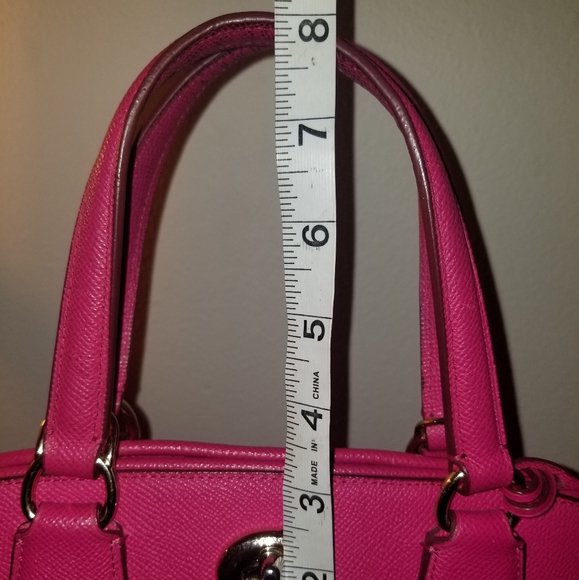 Coach Bright Pink Dome Handbag - Picture 10 of 11